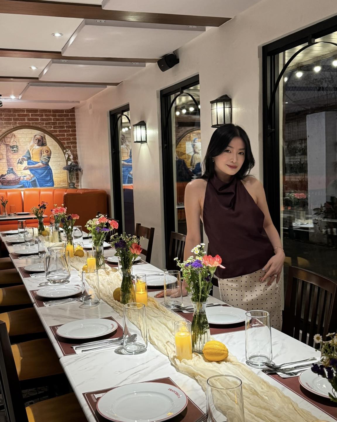 Francesco's private dining room interior